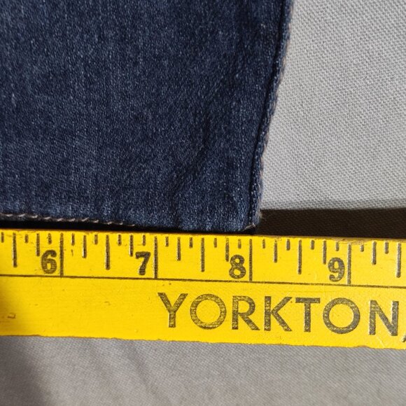 For Him London jeans men's sz 38 stone washed ink blue colour Slim Straight Fit - Picture 12 of 12